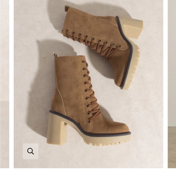 Platform military combat boots - Picture 4 of 6